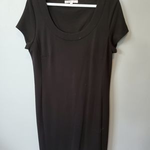 Cleo Scoop Neck Black Dress
